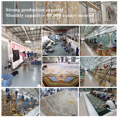 Living Room Handmade Rugs Home Carpets with Custom Design Floral Pattern