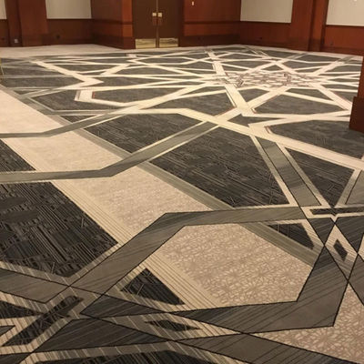 Rectangle 4m Width 100% Nylon Printed Broadloom Cut Pile Hotel Room Carpet Used in Hotel