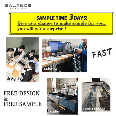 Easy to Install Geometric Pattern Commercial Nylon Carpet Tiles for Office and Hotel