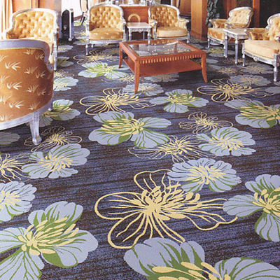 Rectangle Hotel Lobby Hall Wool Moquette Machine Tufting Corridor Hallway 3d Carpets