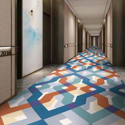 Customized 80% Wool 20% Nylon Cushioned Hotel Corridor Carpet for Modern Design Sale