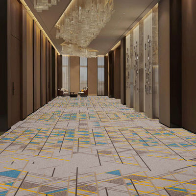 Axminster Wool Nylon Machine-Made Wall Wall Carpet Custom Pattern for Hotel Room in Hotels