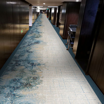 Axminster Wool Nylon Machine-Made Wall Wall Carpet Custom Pattern for Hotel Room in Hotels